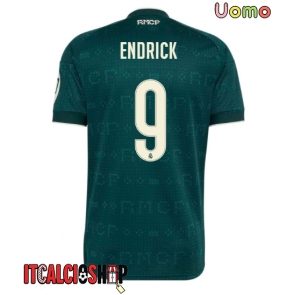 Real Madrid Endrick #9 Seconda Maglia 2026-27 Manica Corta
